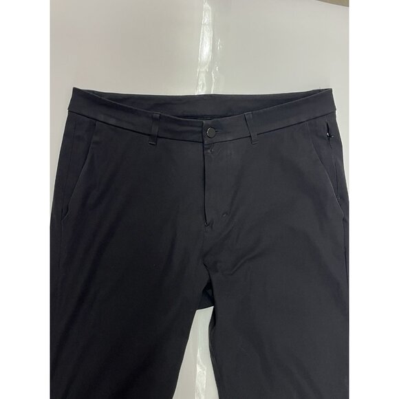 Men’s Lululemon ABC Slim Fit Pants Trousers Size 33x30 (Actual is 34x29)  Black - Picture 4 of 16